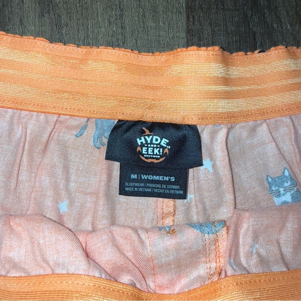 NWT Target Hide & Eek Orange Cat Print Pajama Boxer Shorts - Picture 3 of 4